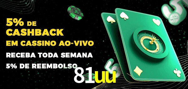 Promoções do cassino ao Vivo 81uu